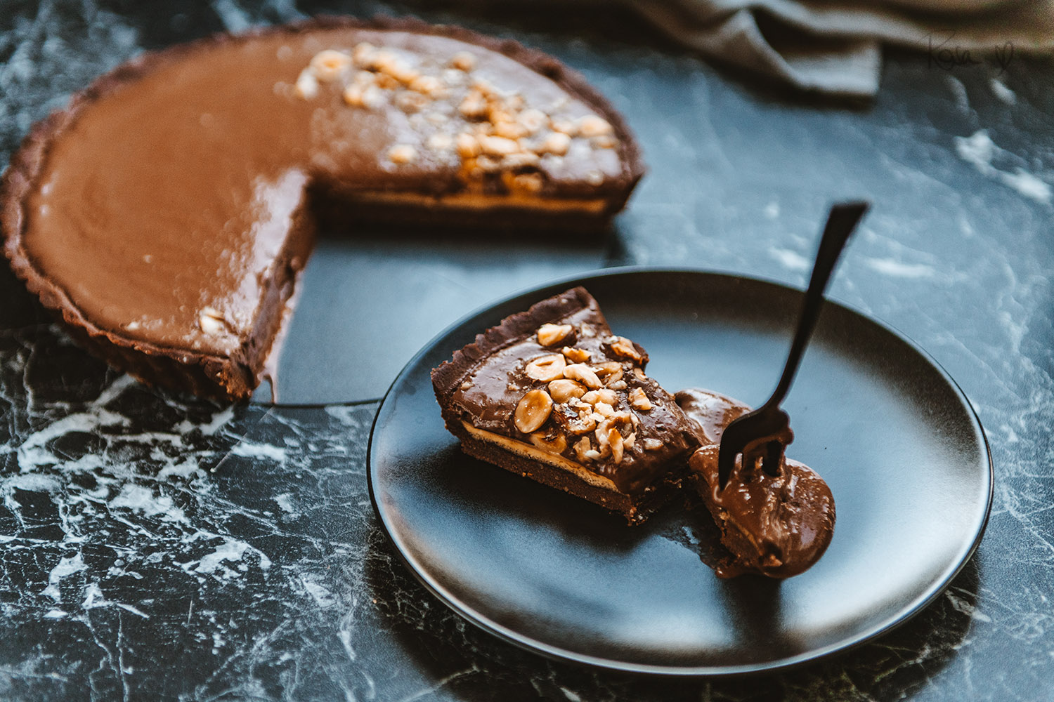 Raw Haselnuss-Schokotarte Rezept - food-lifestyle-facts
